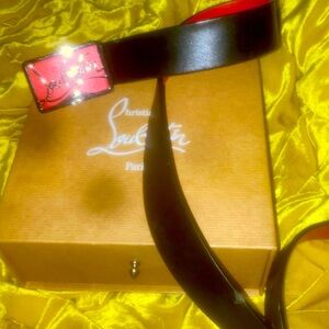 For sale Christian Louboutin Ricky calf Belt .